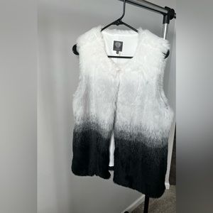 Vince Camuto faux fur vest